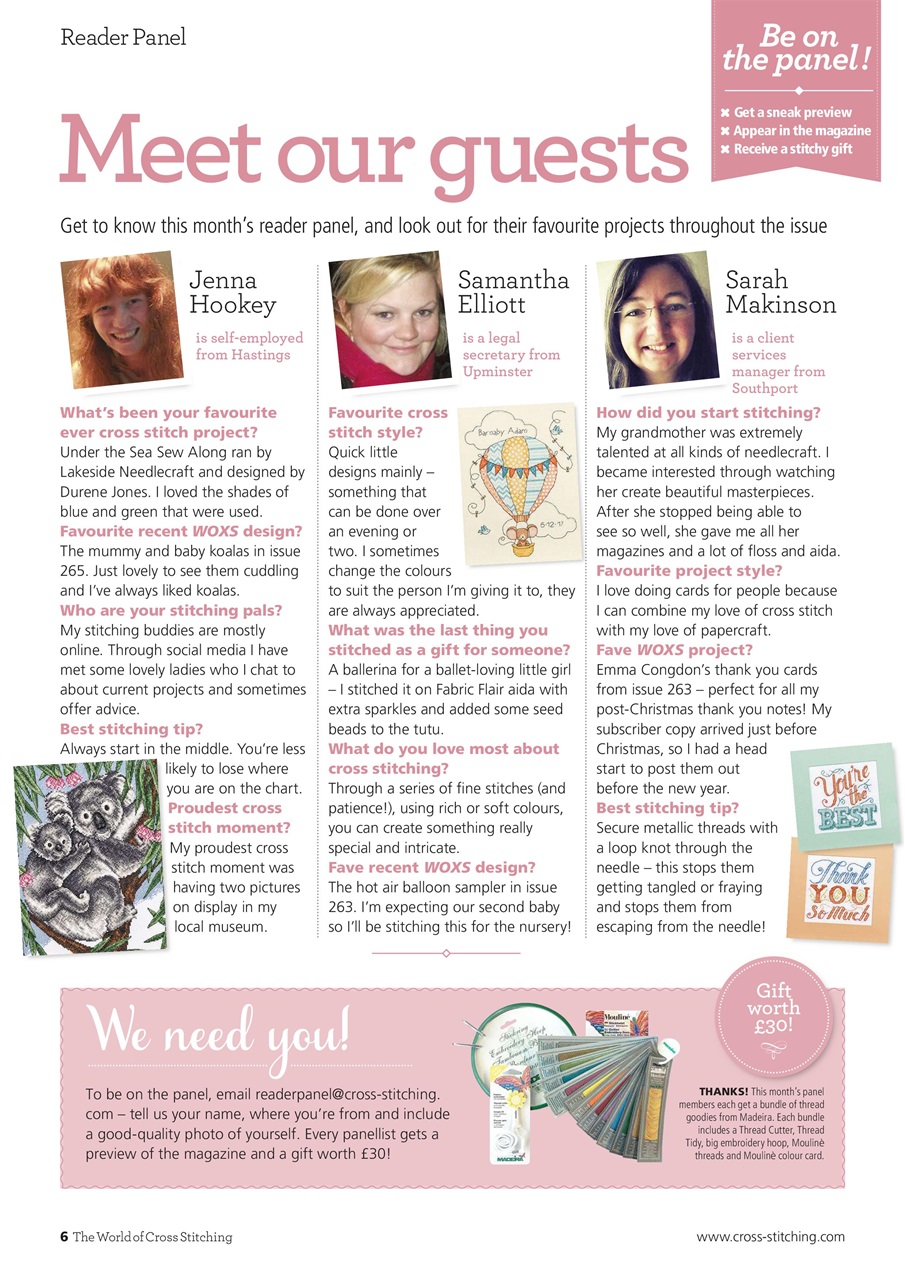 The World of Cross Stitching Preview Pages