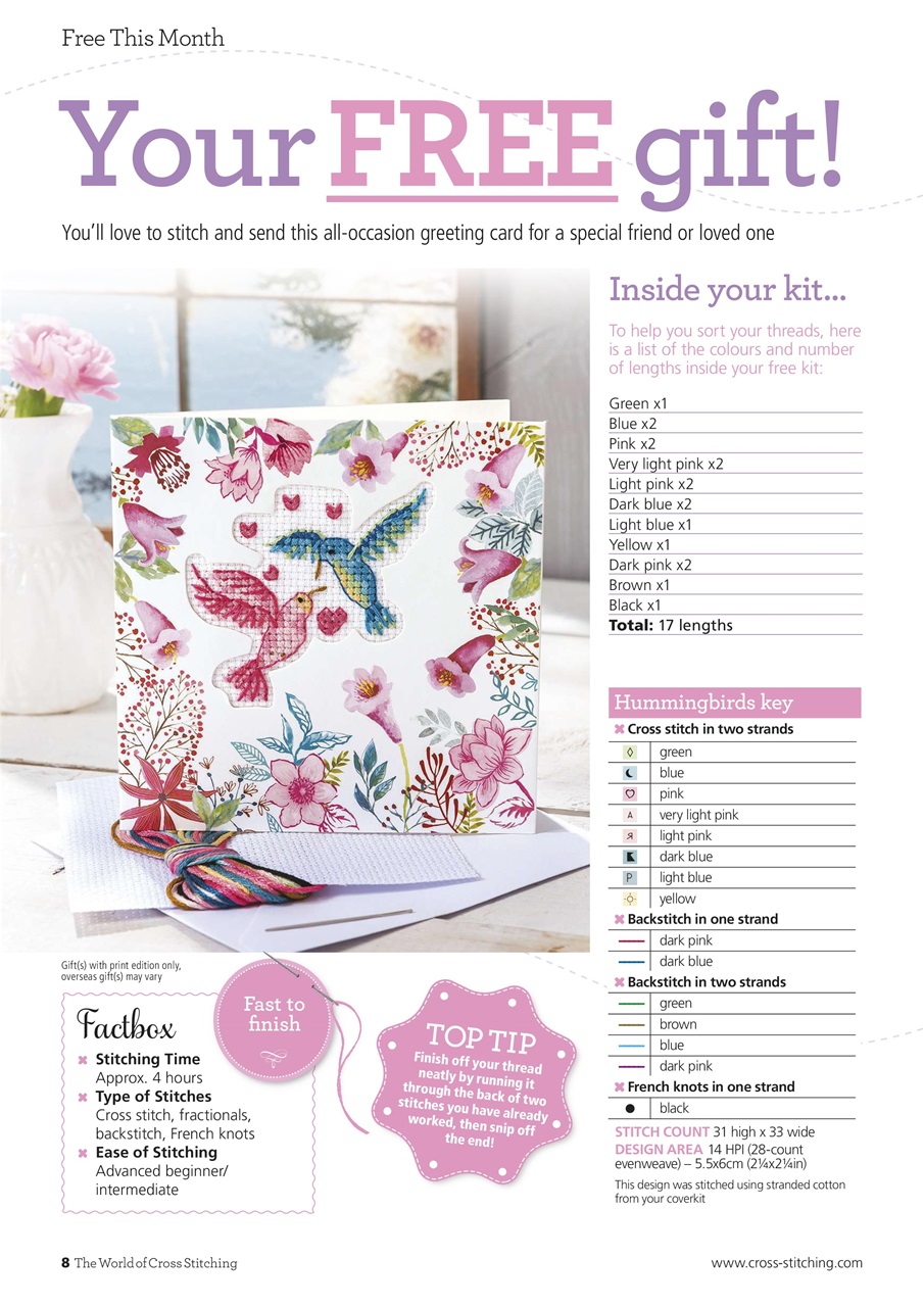 The World of Cross Stitching Preview Pages