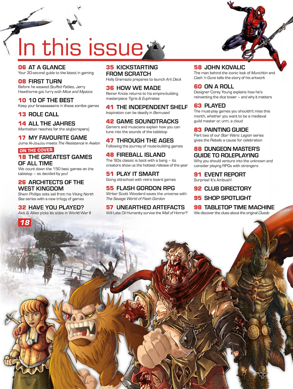 Tabletop Gaming Preview Pages