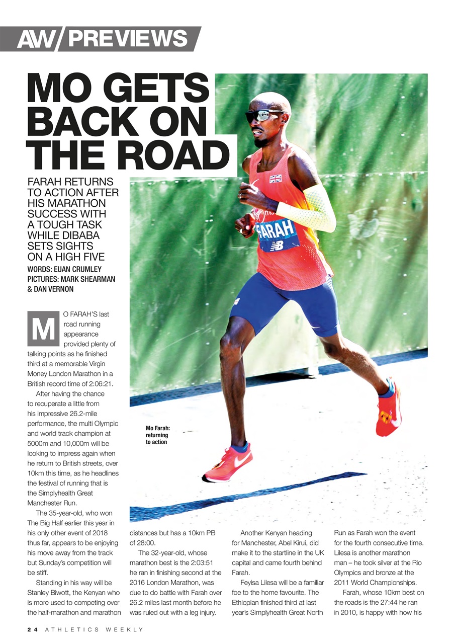 AW – Athletics Weekly Magazine Preview Pages