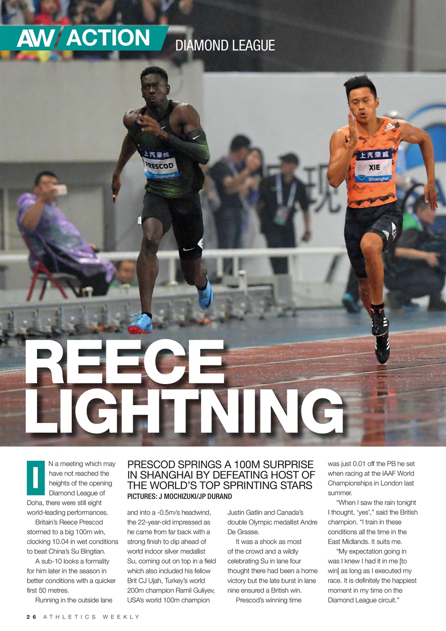 AW – Athletics Weekly Magazine Preview Pages