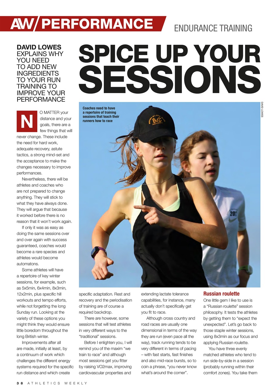 AW – Athletics Weekly Magazine Preview Pages