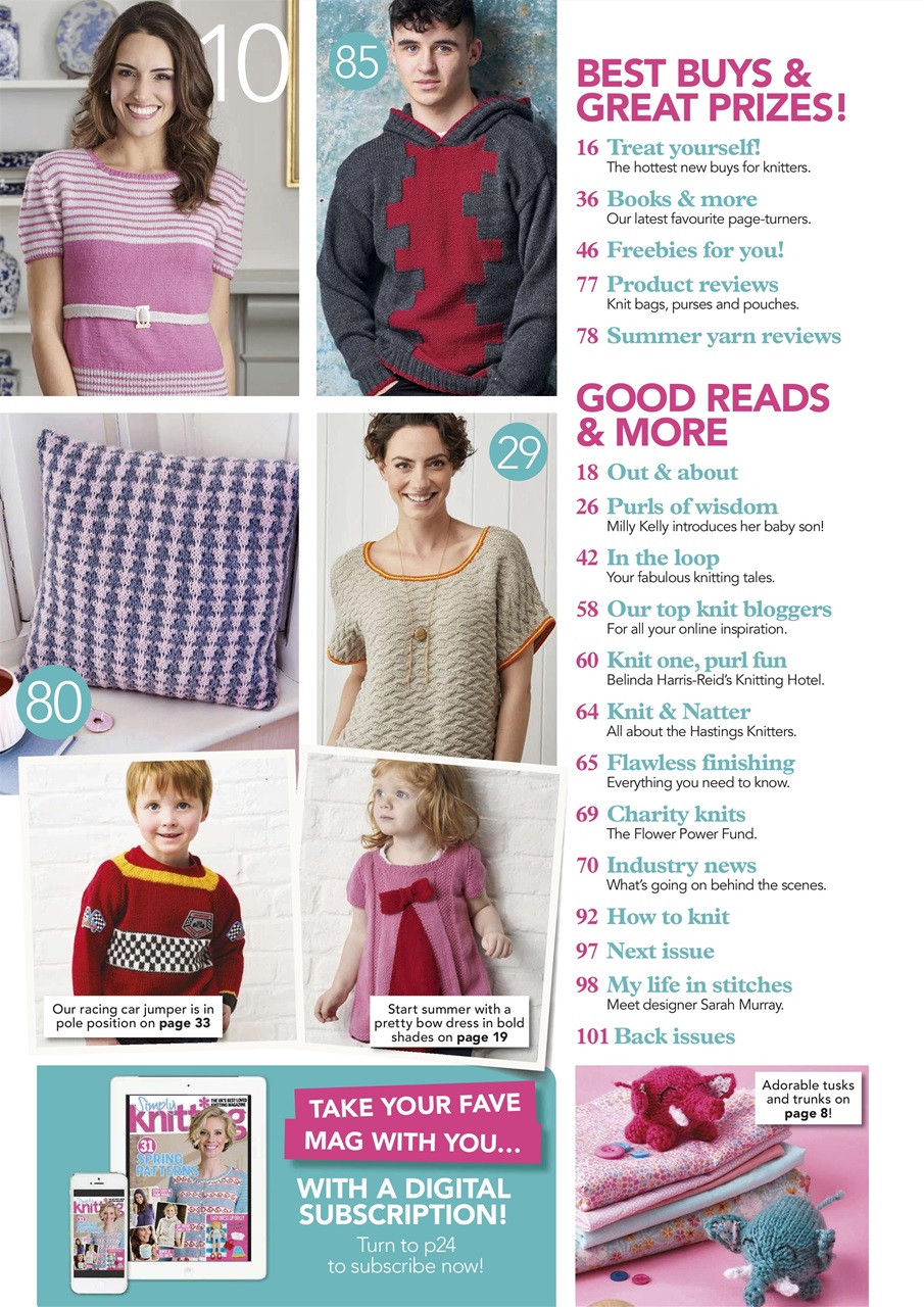 Simply Knitting Preview Pages