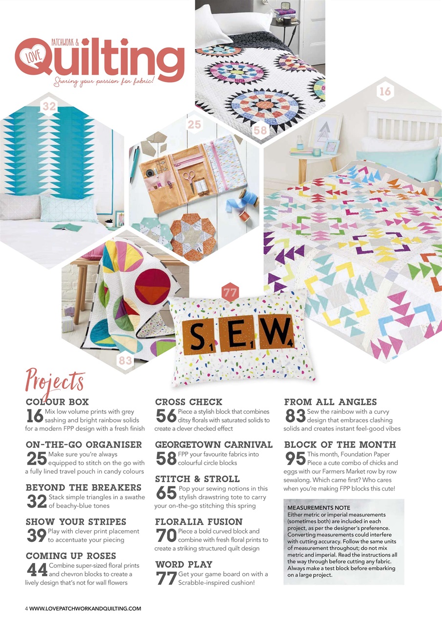 Love Patchwork & Quilting Preview Pages