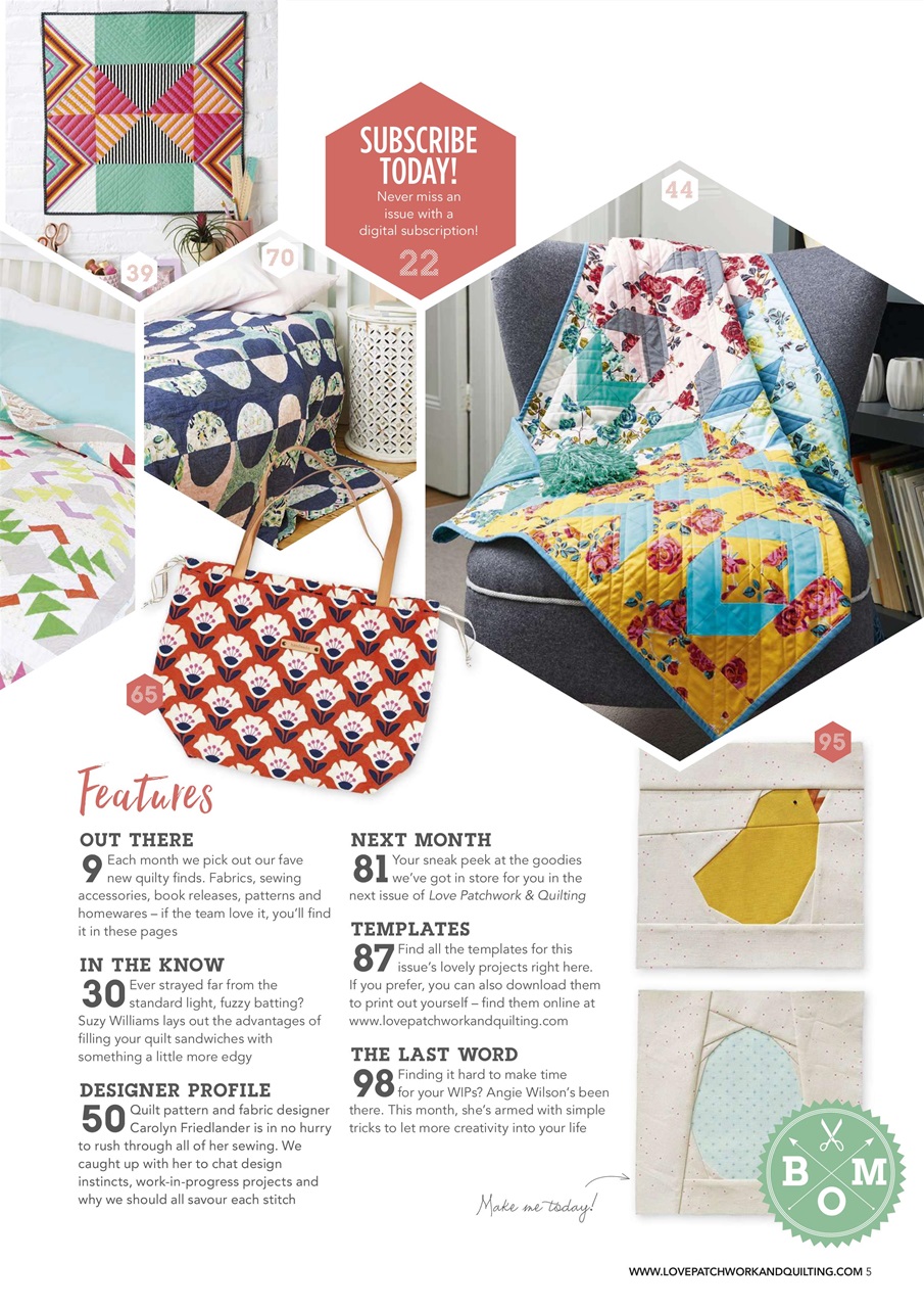 Love Patchwork & Quilting Preview Pages