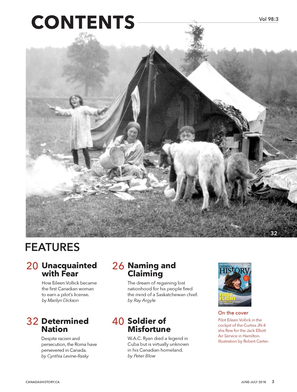 Canada's History Preview Pages