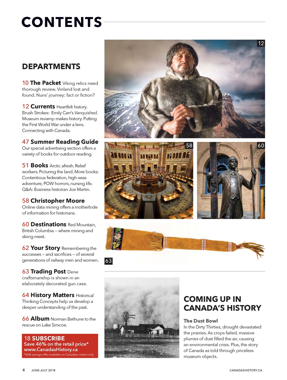 Canada's History Preview Pages