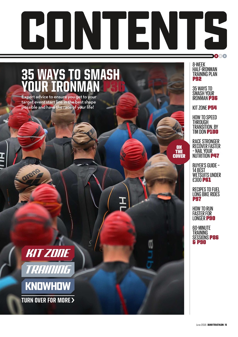 220 Triathlon Magazine Preview Pages