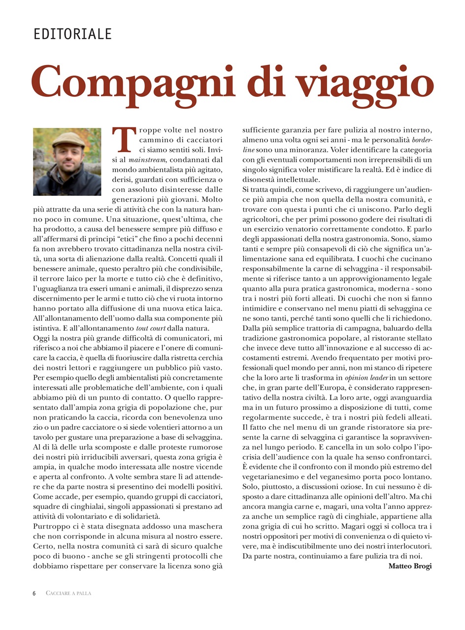 Caccia Magazine Preview Pages