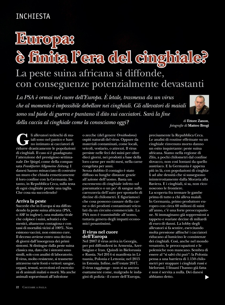 Caccia Magazine Preview Pages