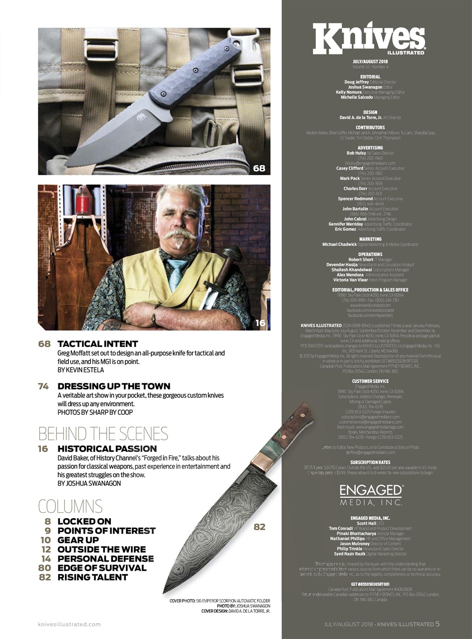 Knives Illustrated Preview Pages
