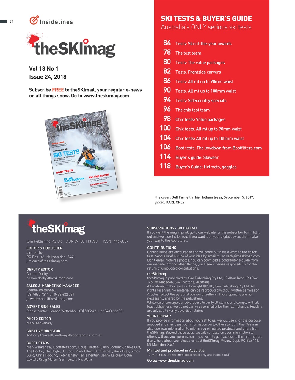 SkiMag Preview Pages