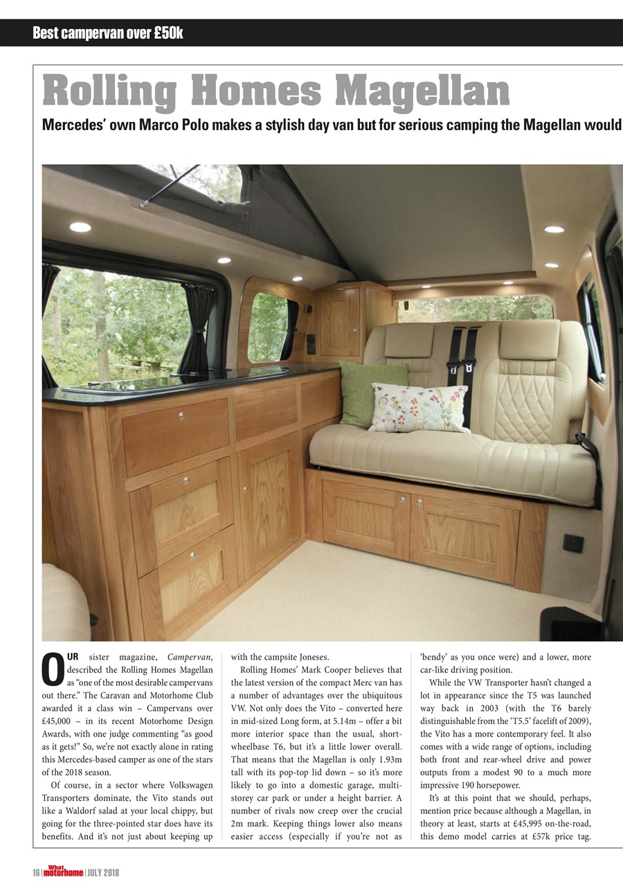 What Motorhome magazine Preview Pages