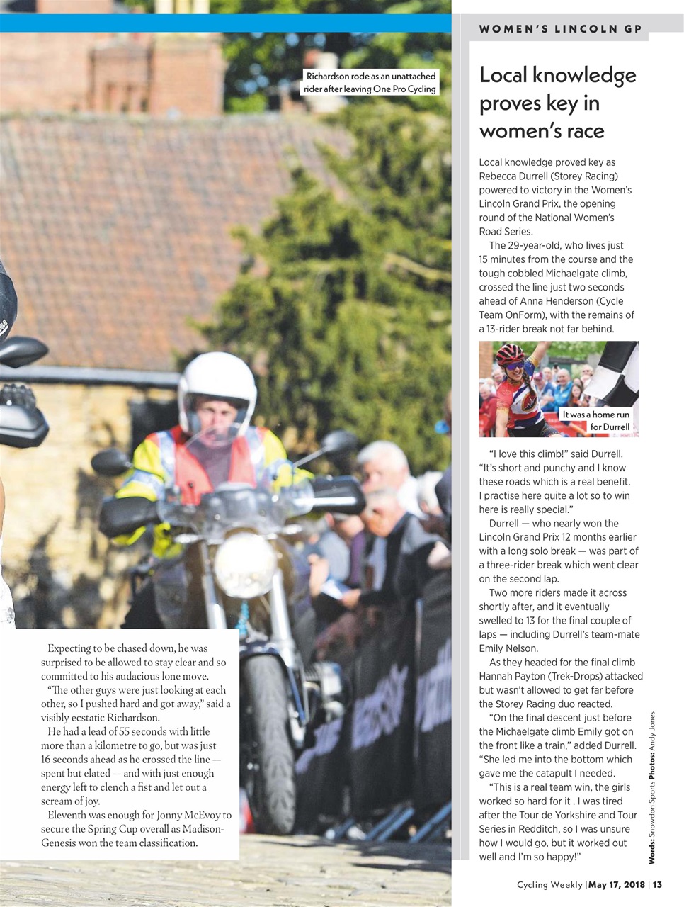 Cycling Weekly Preview Pages