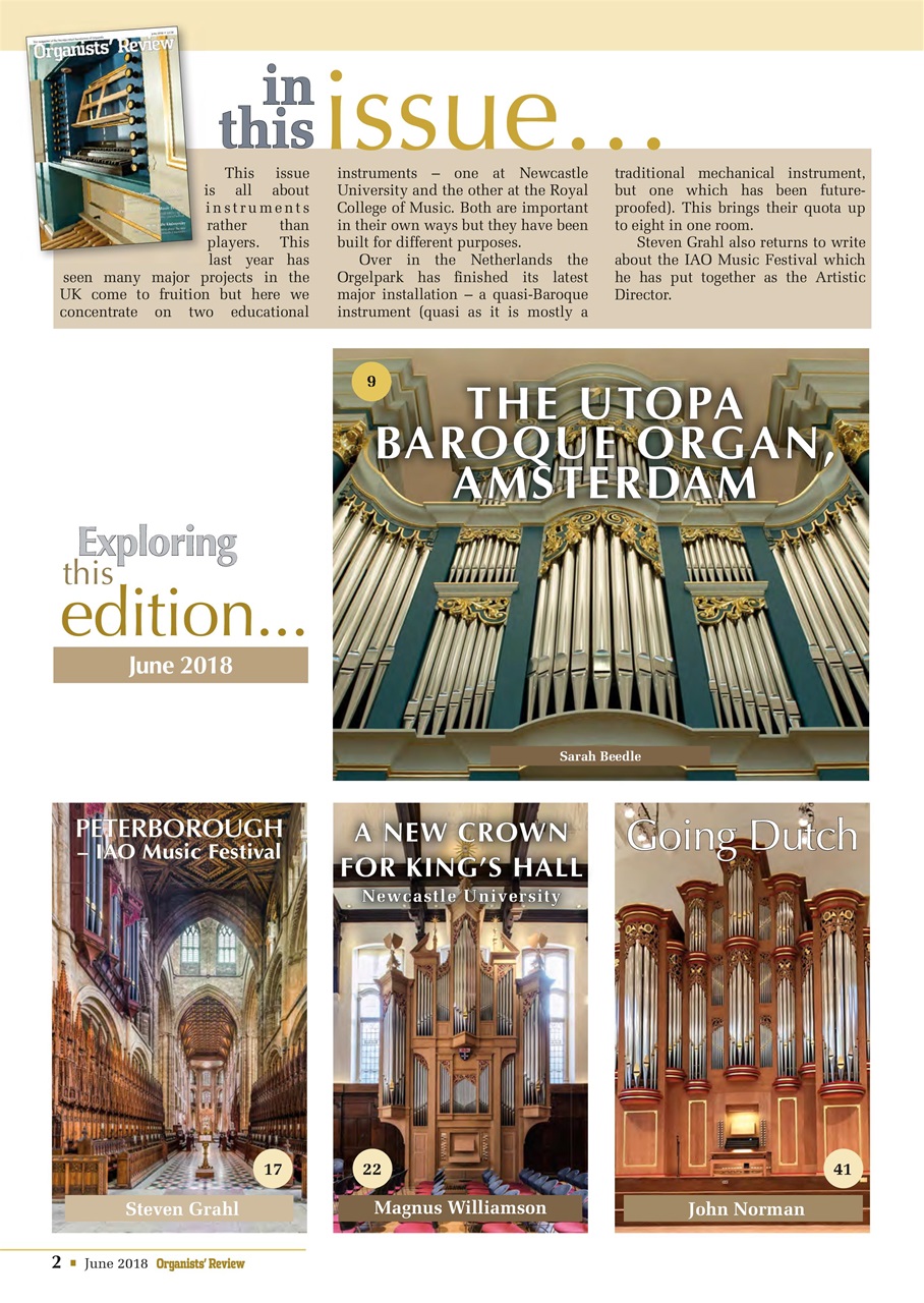 Organists' Review Preview Pages