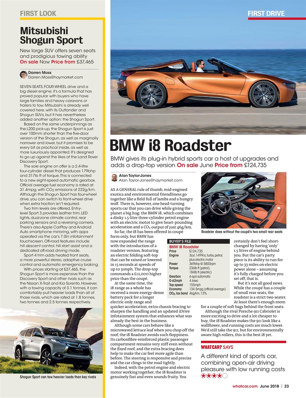 What Car? Preview Pages