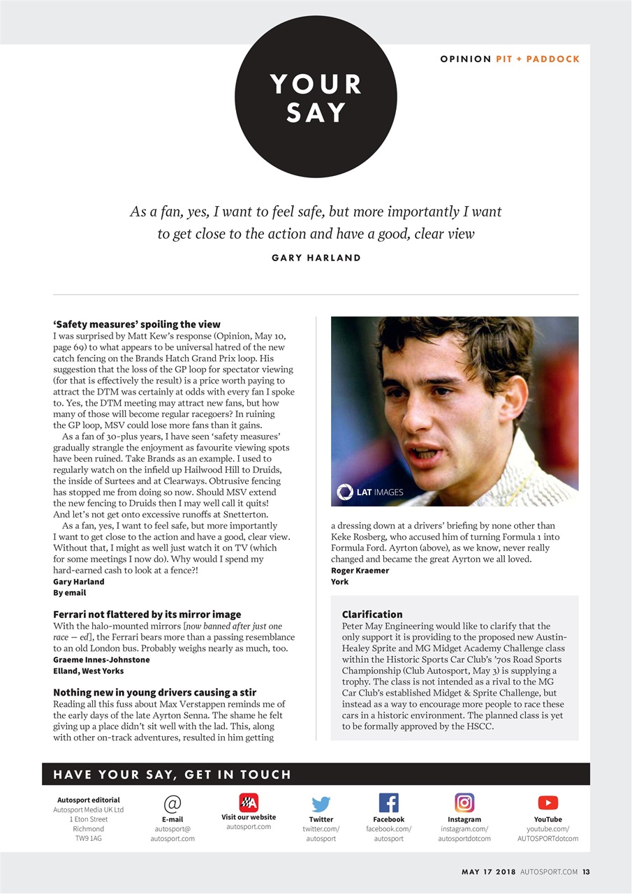 Autosport Preview Pages