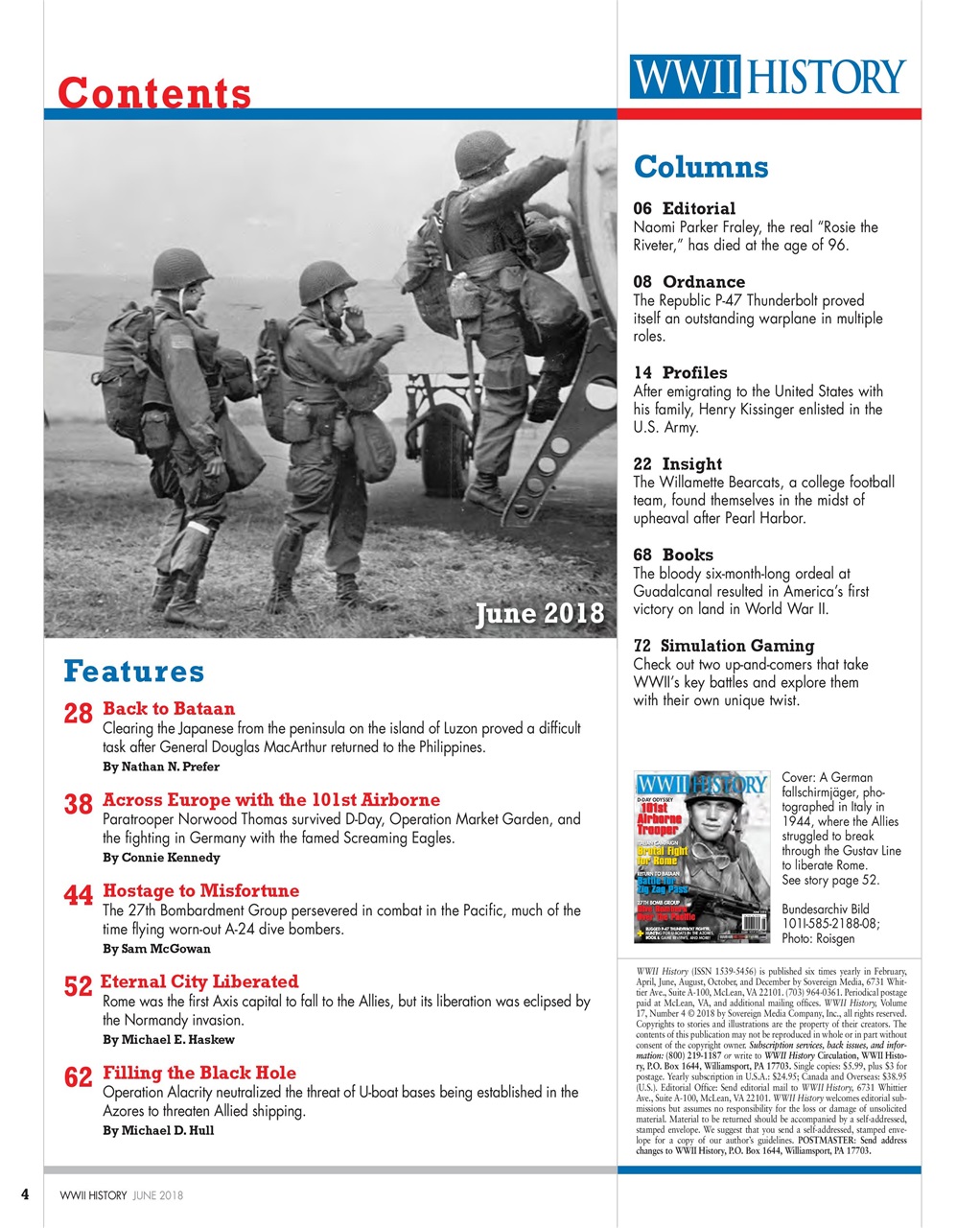 WW2 History Magazine Preview Pages