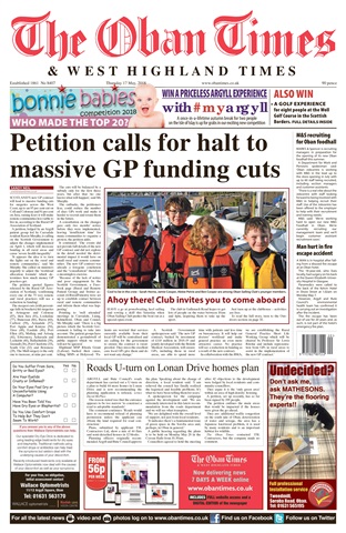 The Oban Times & Lochaber Times issue 17th May 2018