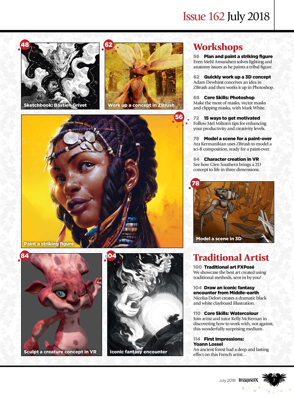 ImagineFX Preview Pages