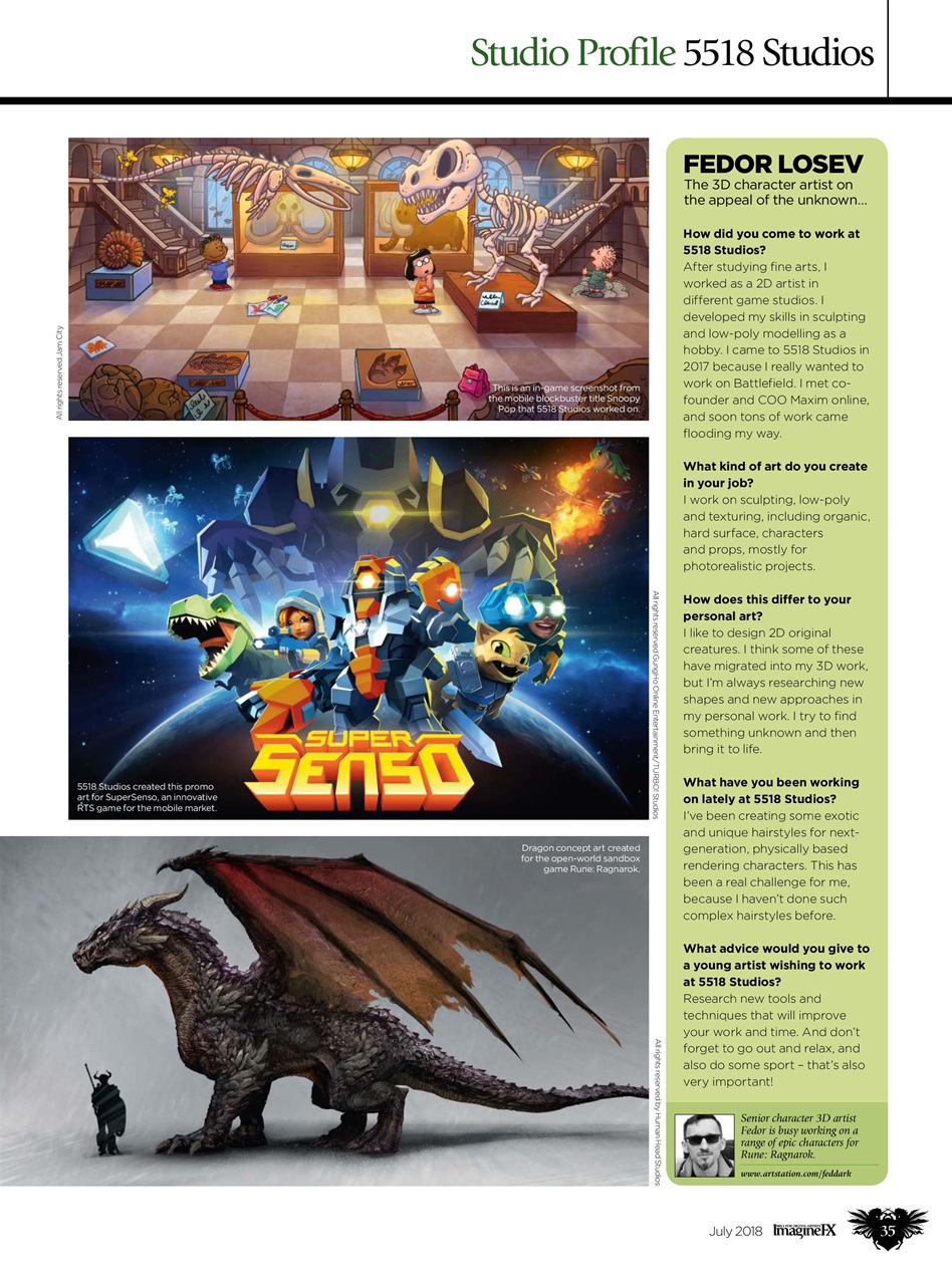 ImagineFX Preview Pages