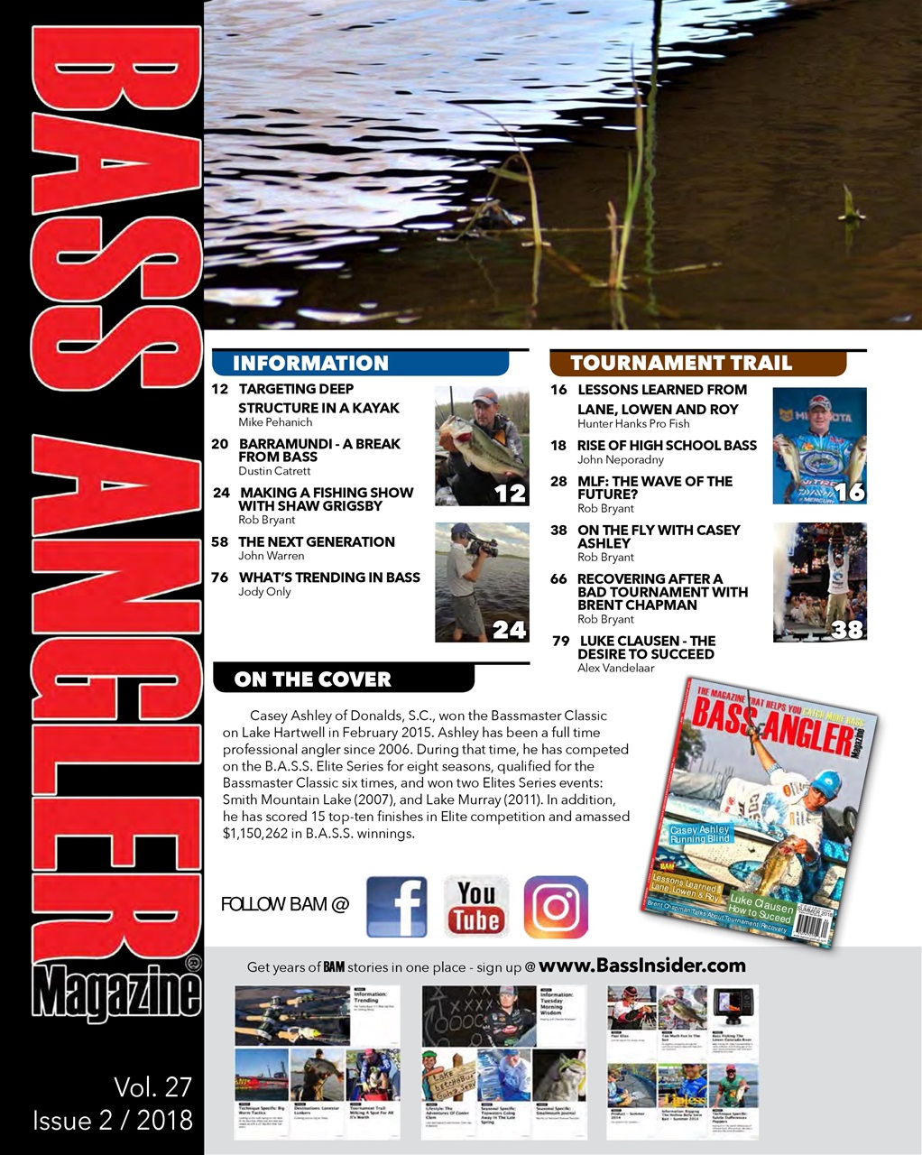 BASS ANGLER MAGAZINE Preview Pages