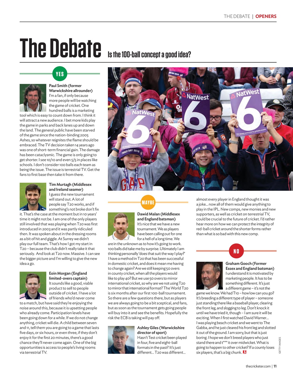 The Cricketer Magazine Preview Pages