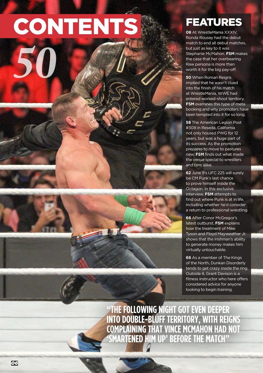 Wrestletalk Magazine Preview Pages