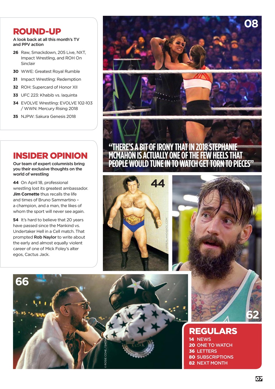 Wrestletalk Magazine Preview Pages