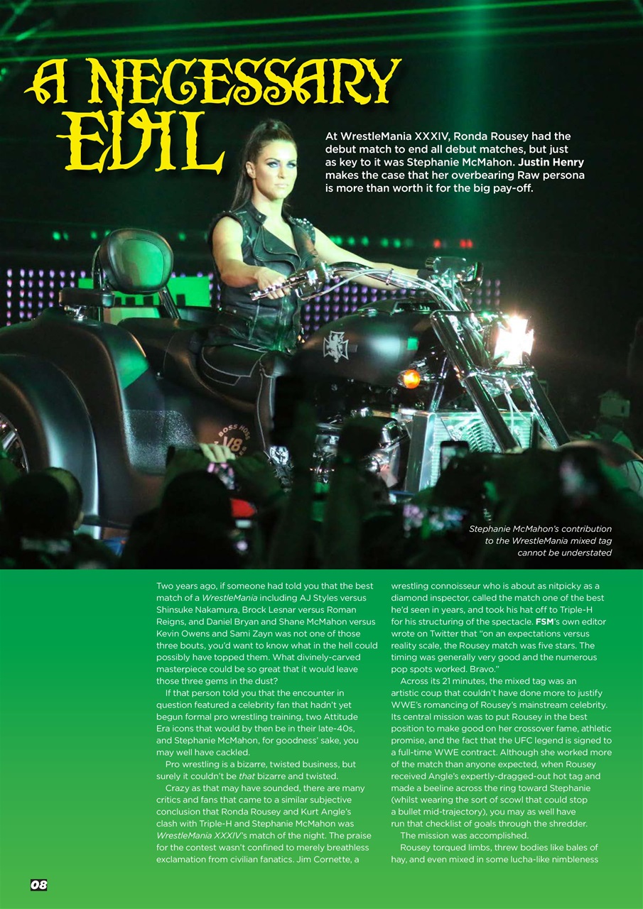 Wrestletalk Magazine Preview Pages