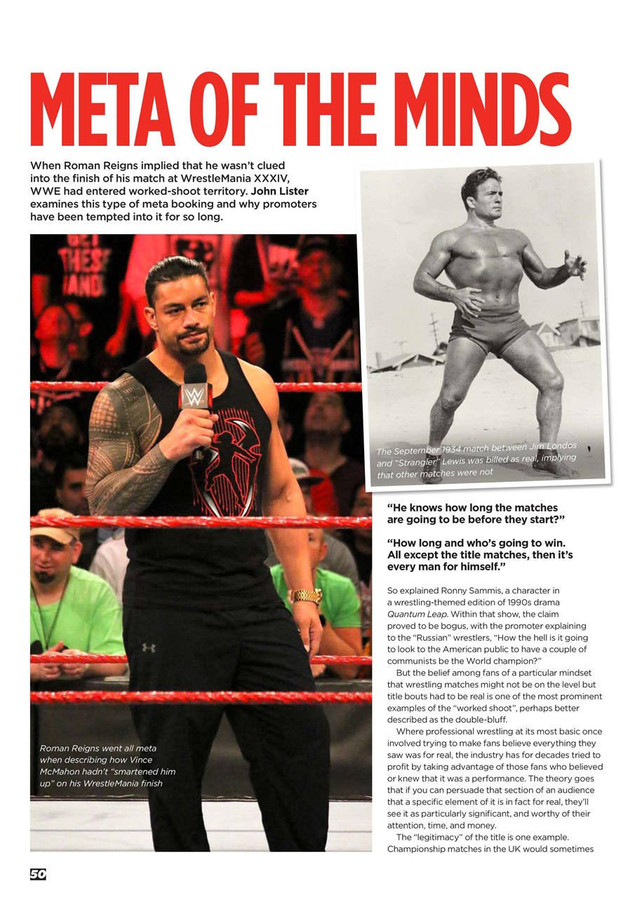 Wrestletalk Magazine Preview Pages