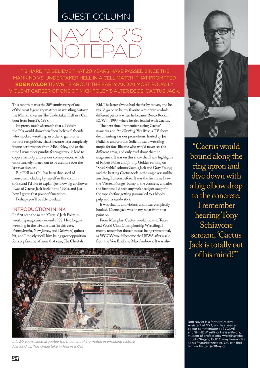 Wrestletalk Magazine Preview Pages