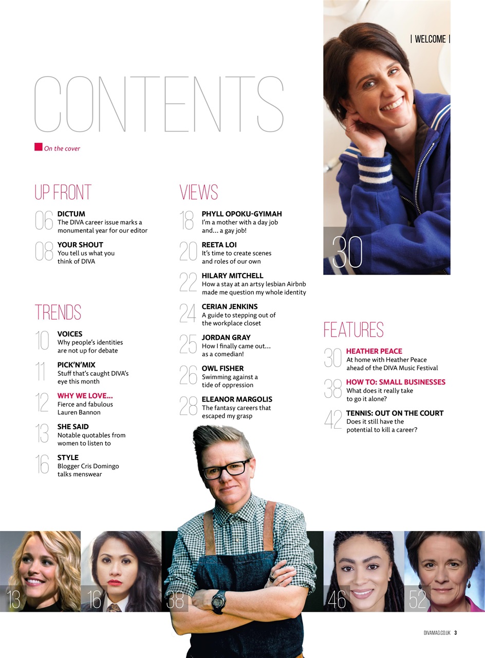 DIVA Magazine Preview Pages