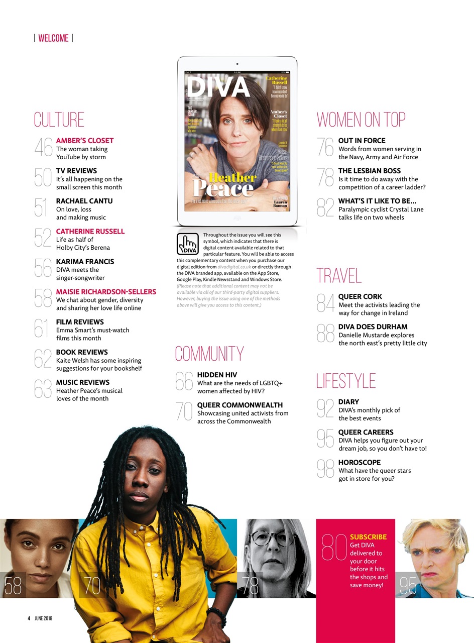 DIVA Magazine Preview Pages