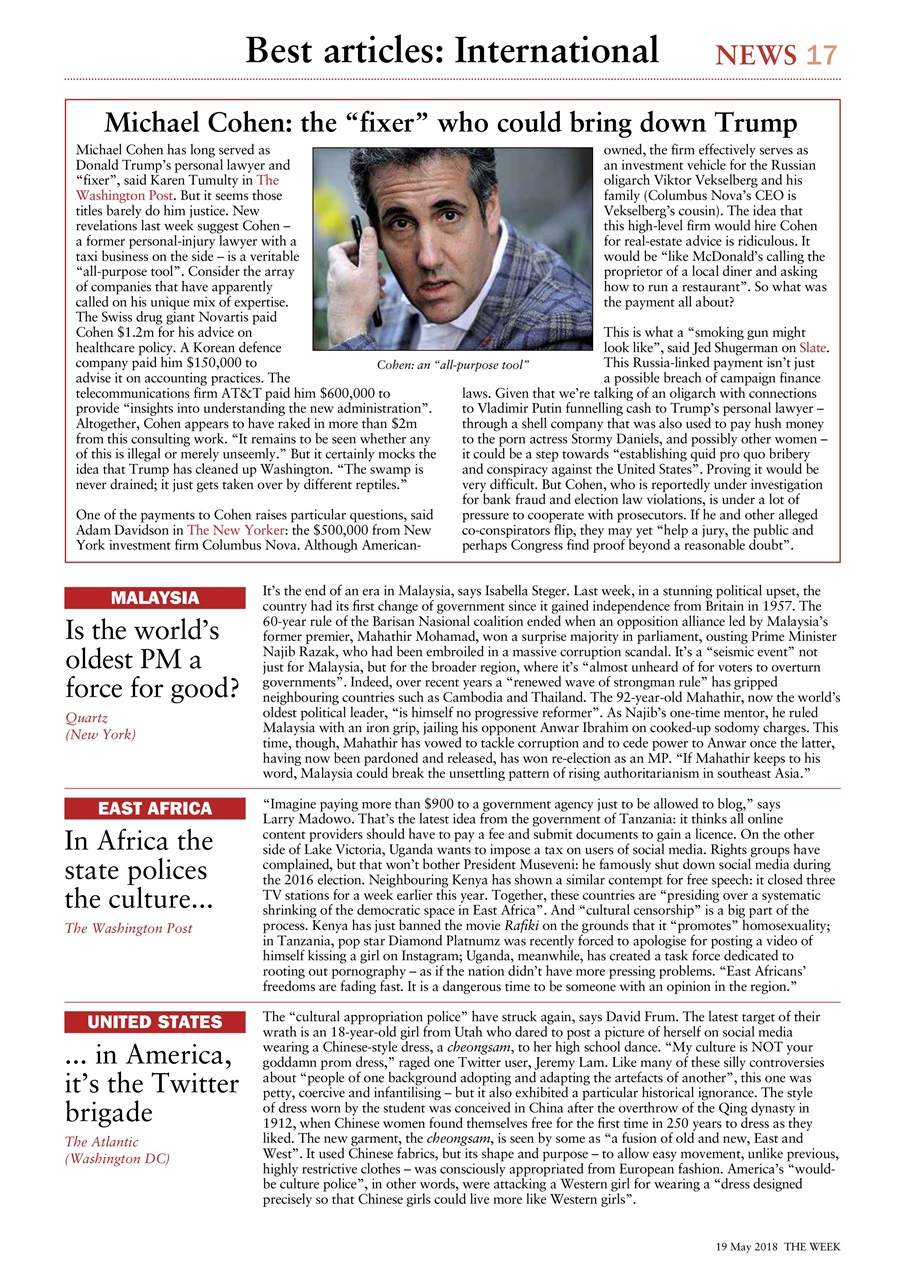 The Week Preview Pages