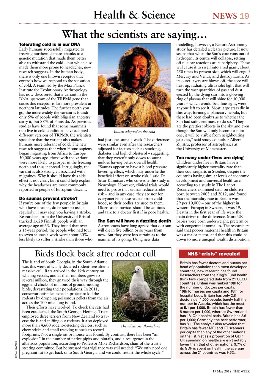 The Week Preview Pages