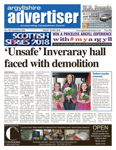Argyllshire Advertiser issue 18 May 2018