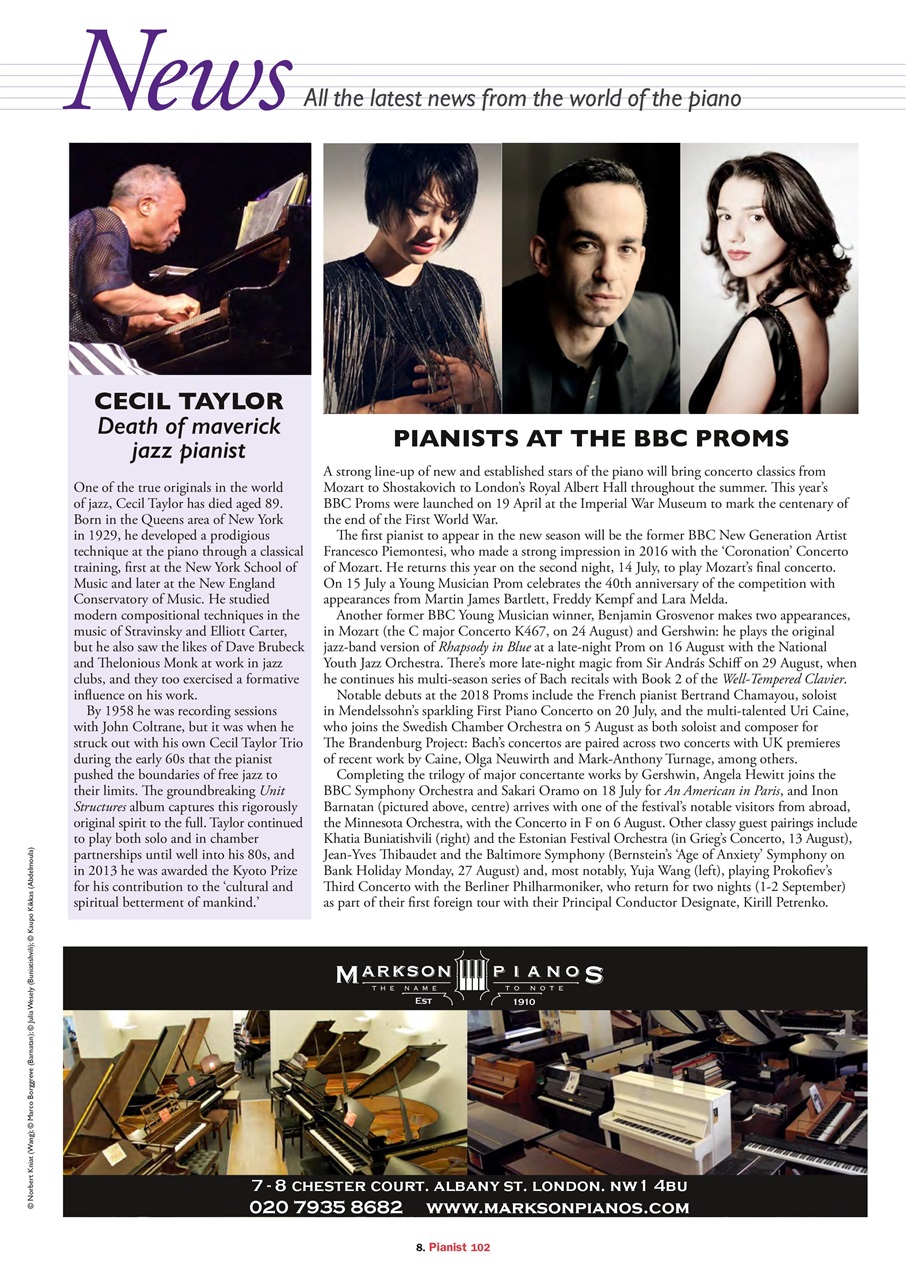 Pianist Preview Pages