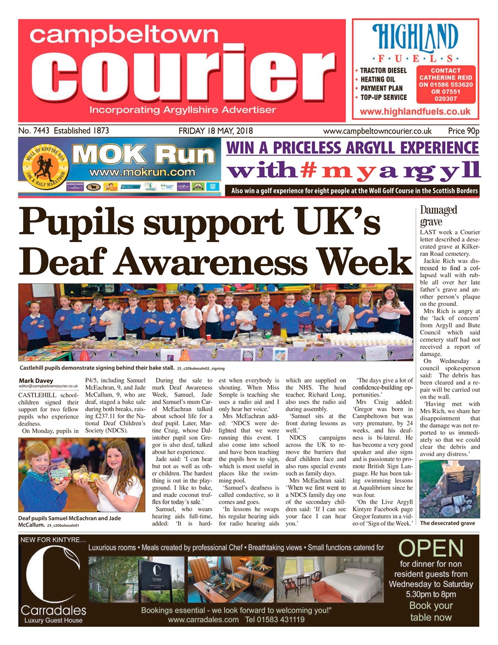 Campbeltown Courier Preview Pages