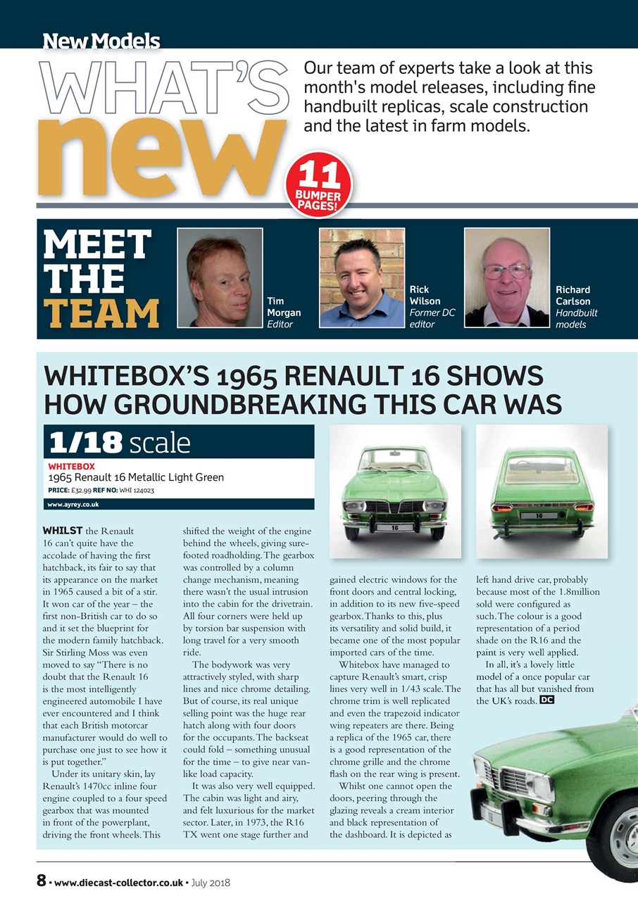 Diecast Collector Preview Pages