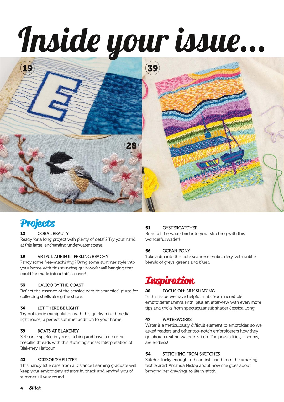 Stitch magazine Preview Pages