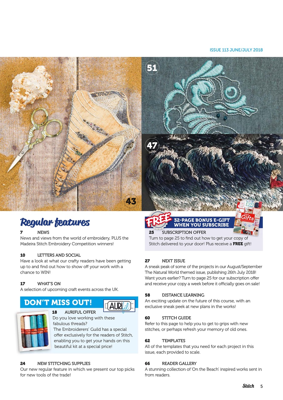 Stitch magazine Preview Pages