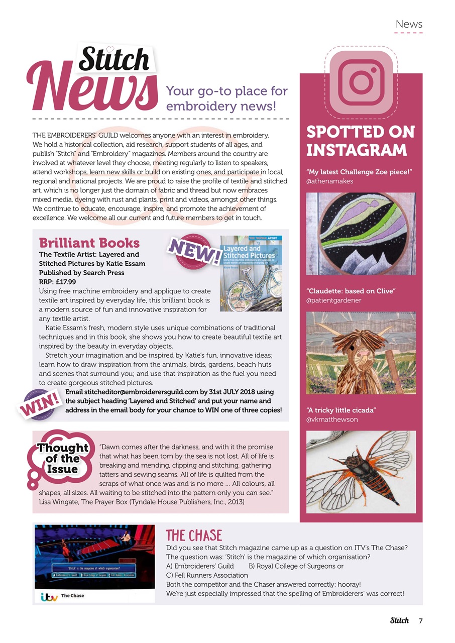 Stitch magazine Preview Pages