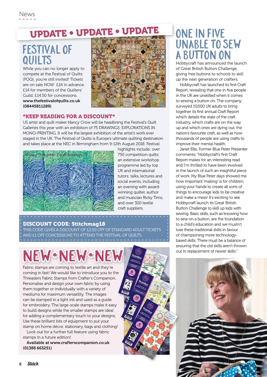 Stitch magazine Preview Pages