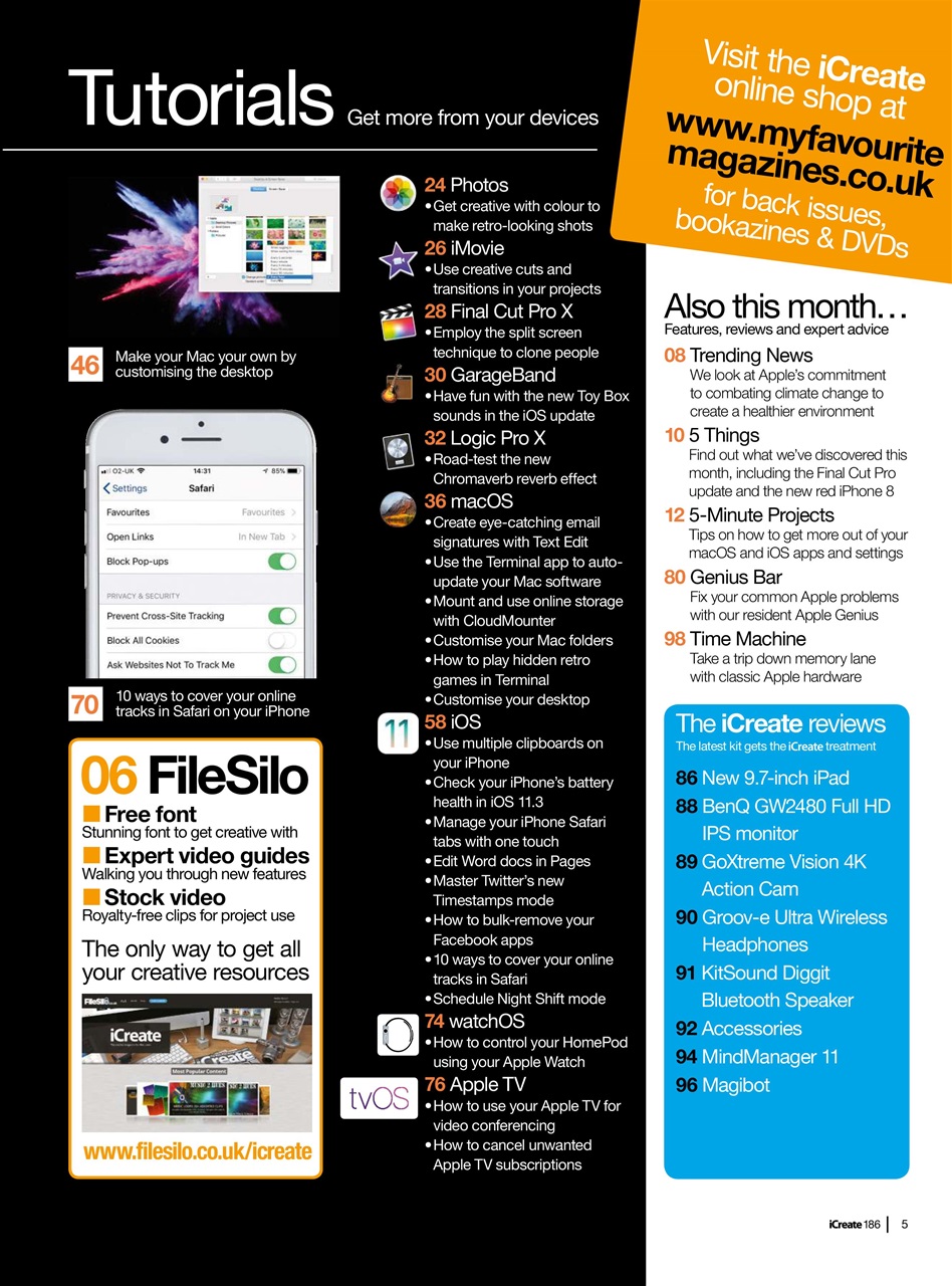 iCreate Preview Pages