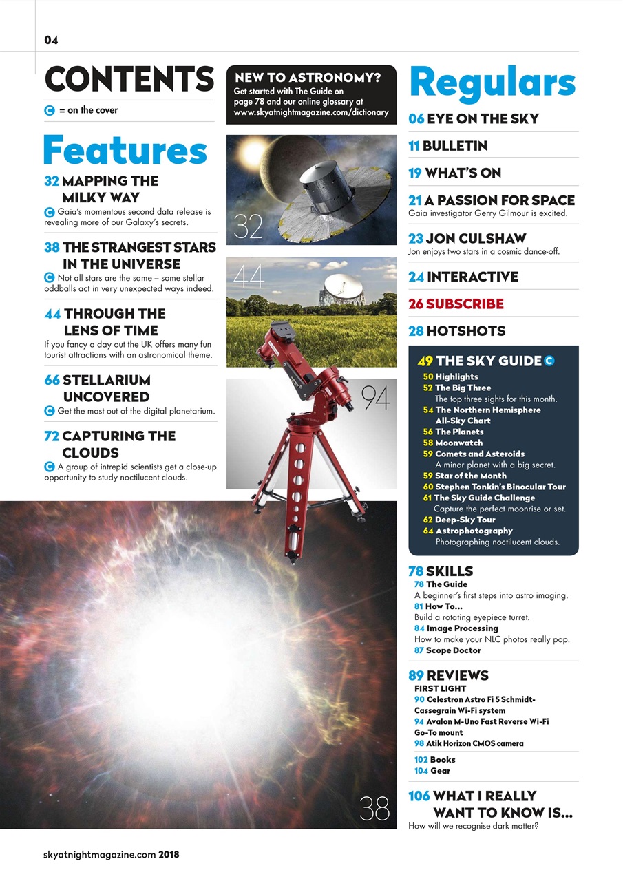 BBC Sky at Night Magazine Preview Pages