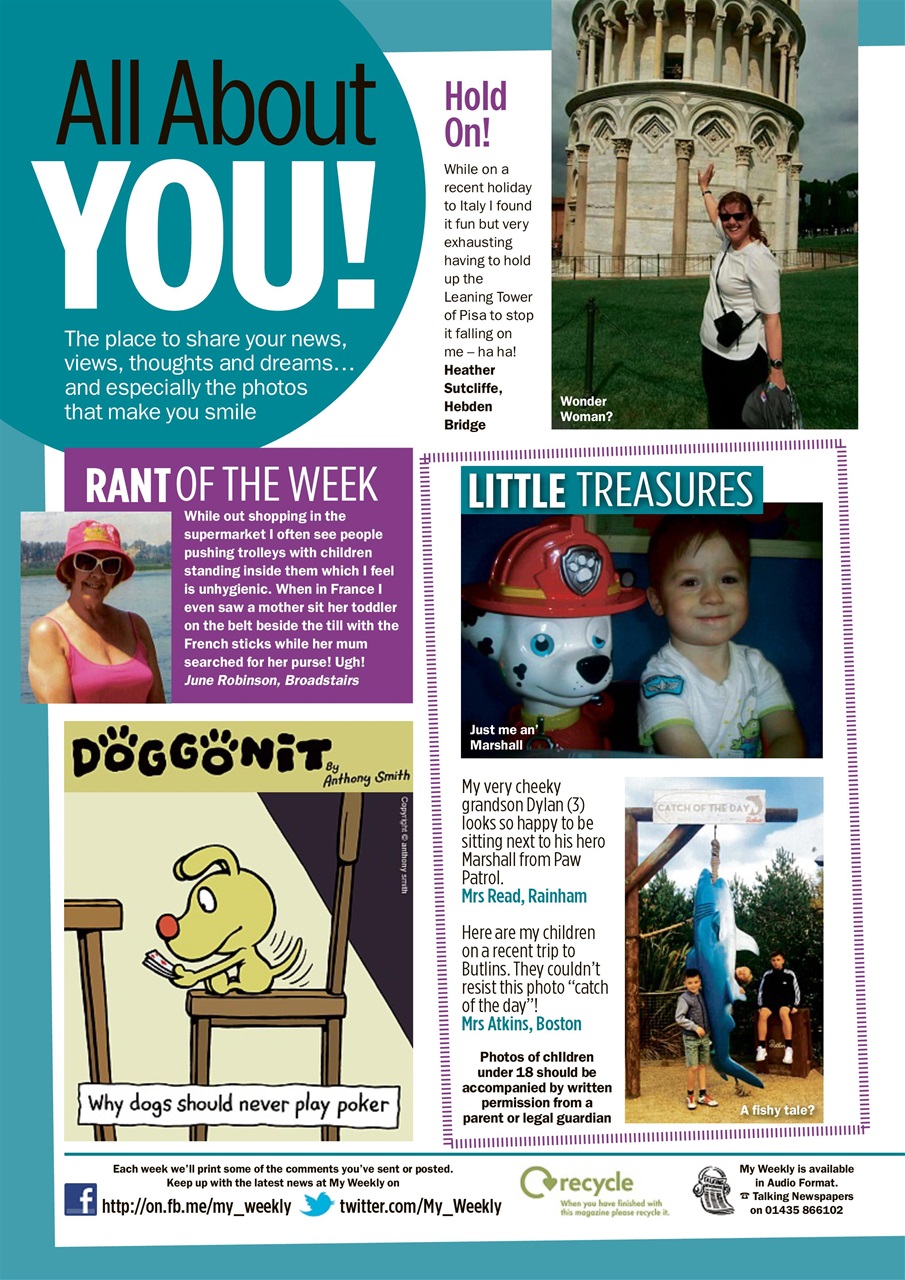 My Weekly Preview Pages