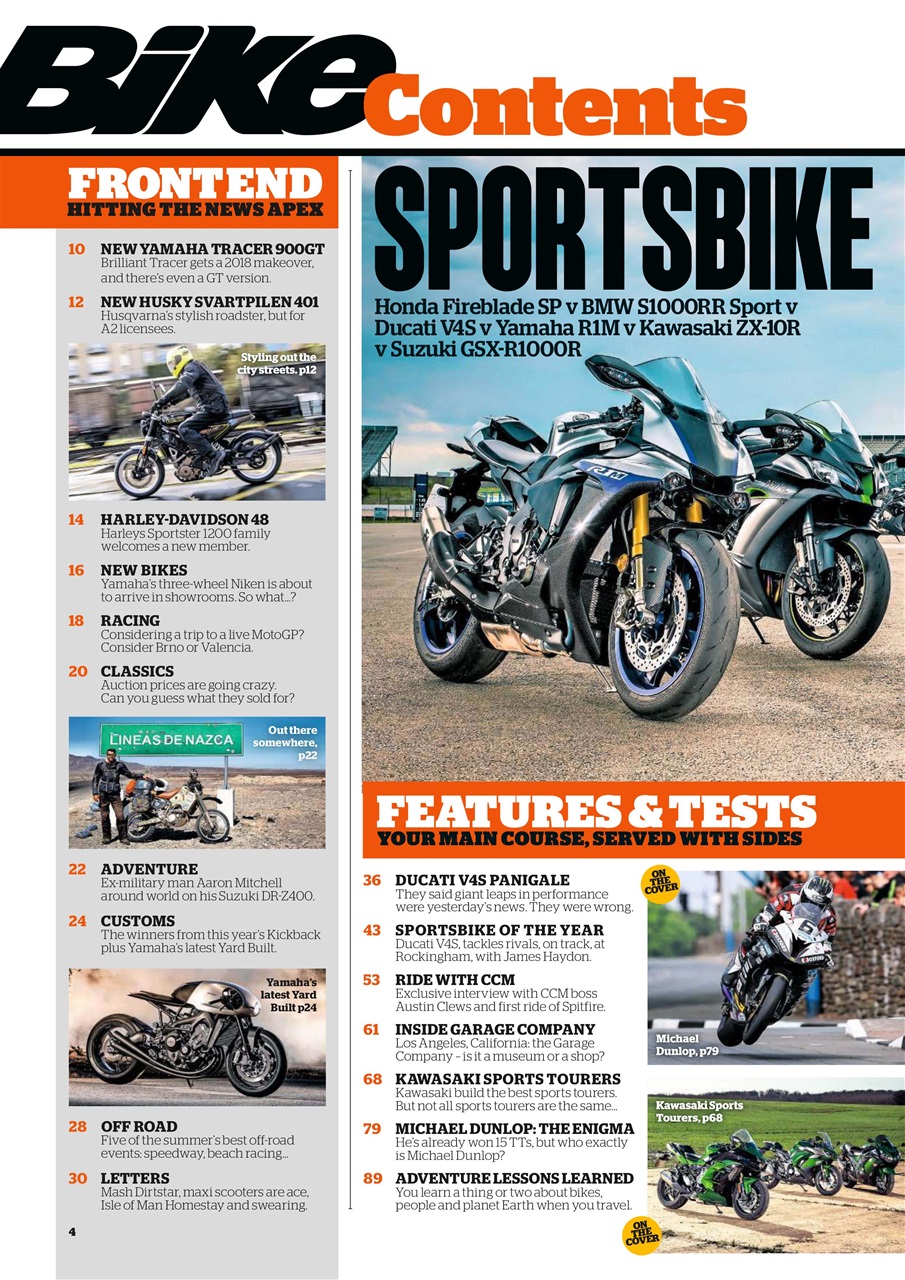Bike Preview Pages