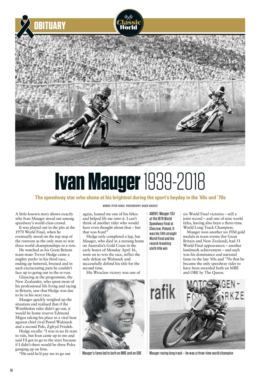 Classic Bike Preview Pages