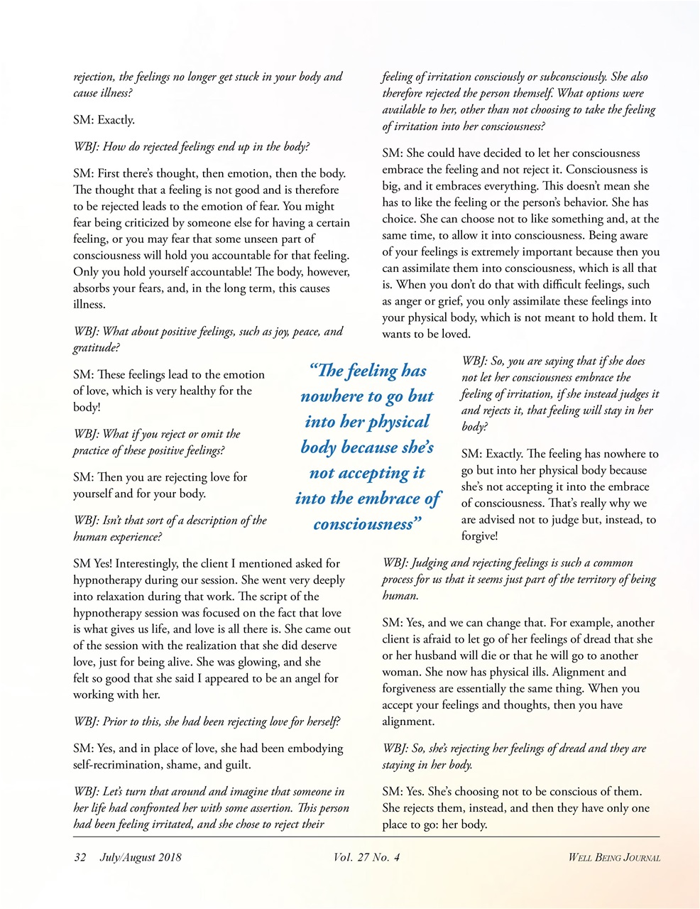 Well Being Journal Preview Pages